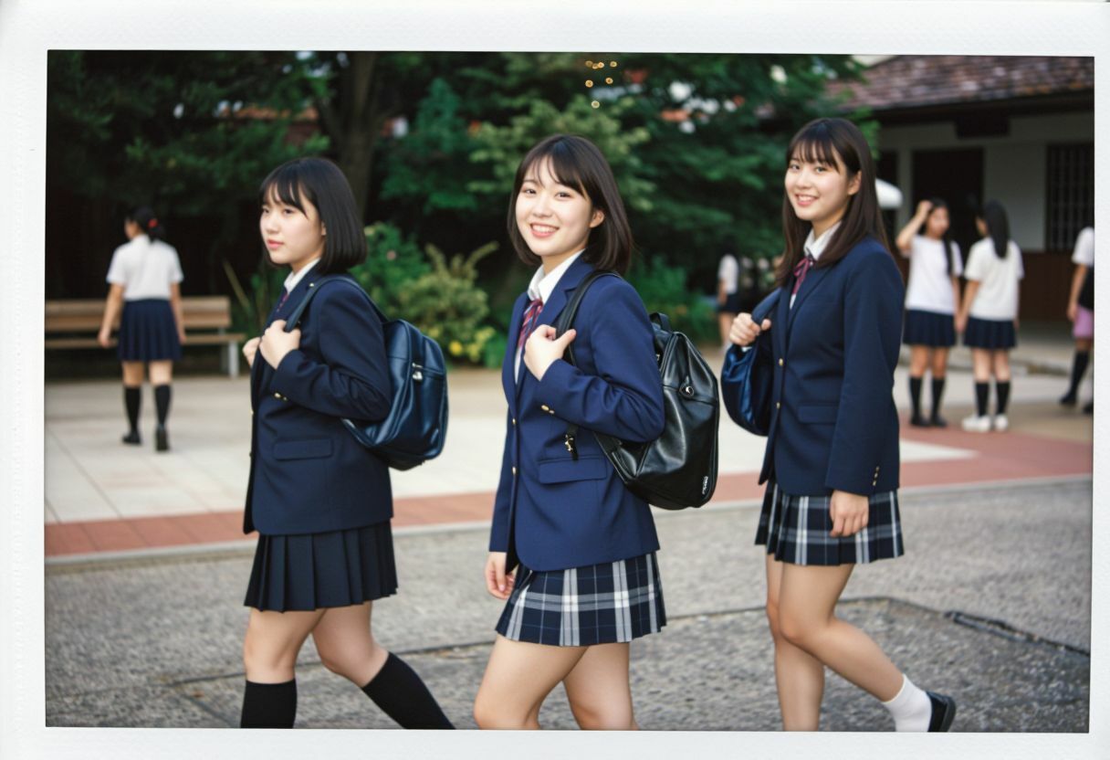 平成初期の女学生のサンプル画像 2
