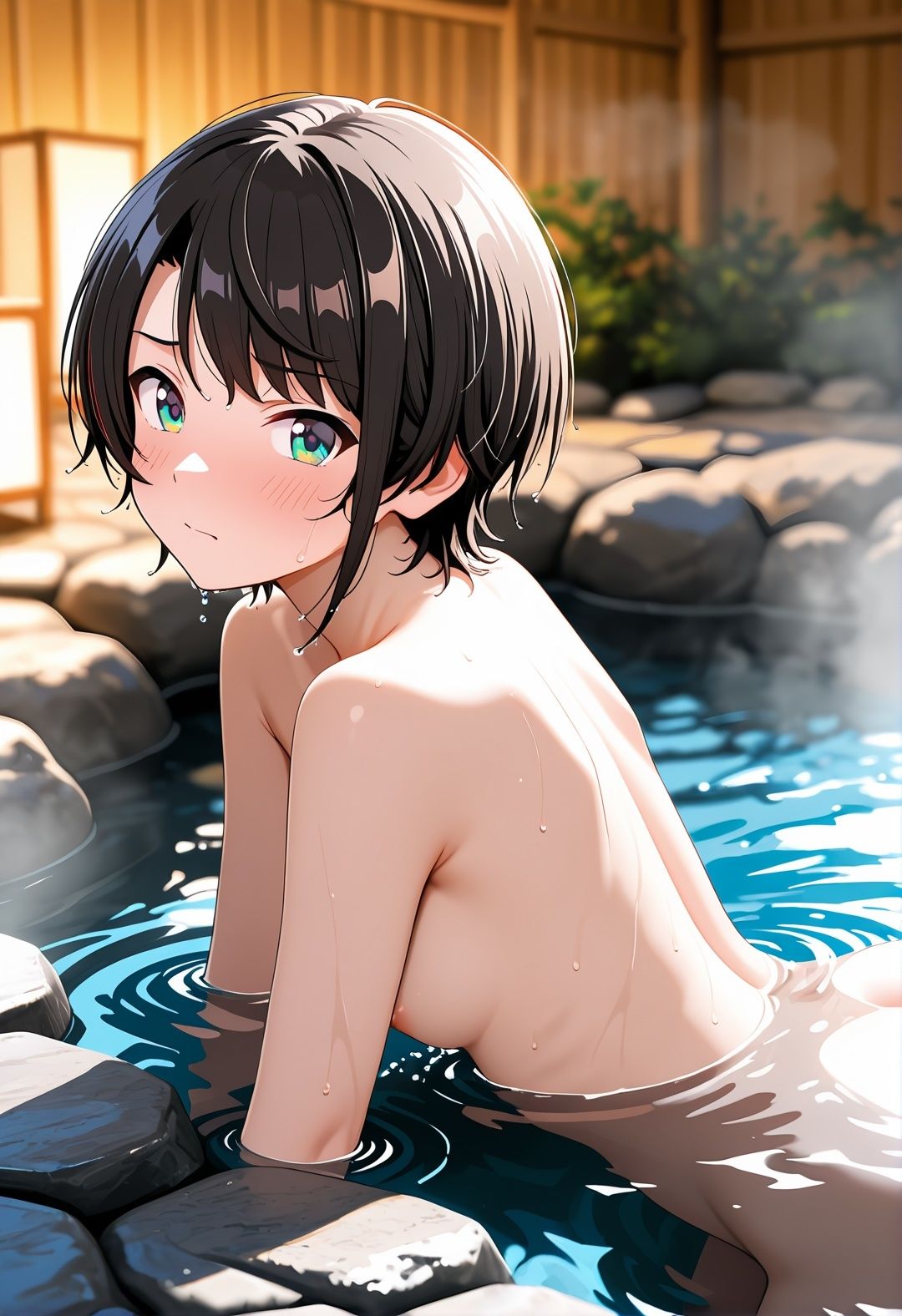 【ホロ〇イブ同人】大〇ス〇ル 温泉宿で巨根おやじに種付けされまくる416枚CG集のサンプル画像 5