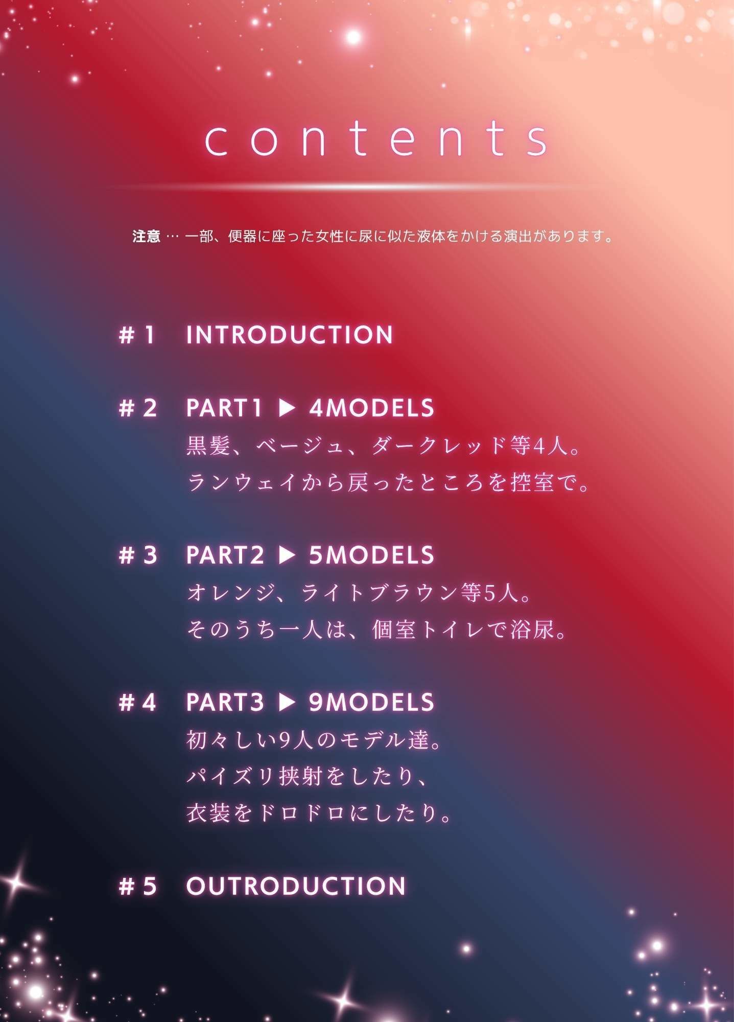 ランウェイモデルにぶっかける。のサンプル画像 1