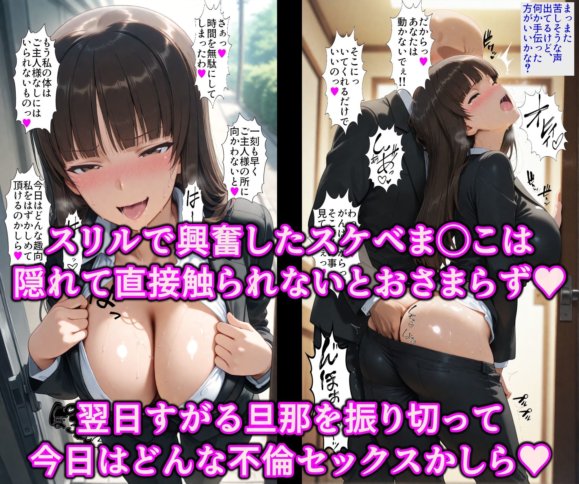 不倫に狂う巨乳ママ！これぞ淫乱西住流！！堅物家元を洗脳魔眼で発情快楽調教！！家族はポイしてコスプレご奉仕エッチ 画像7