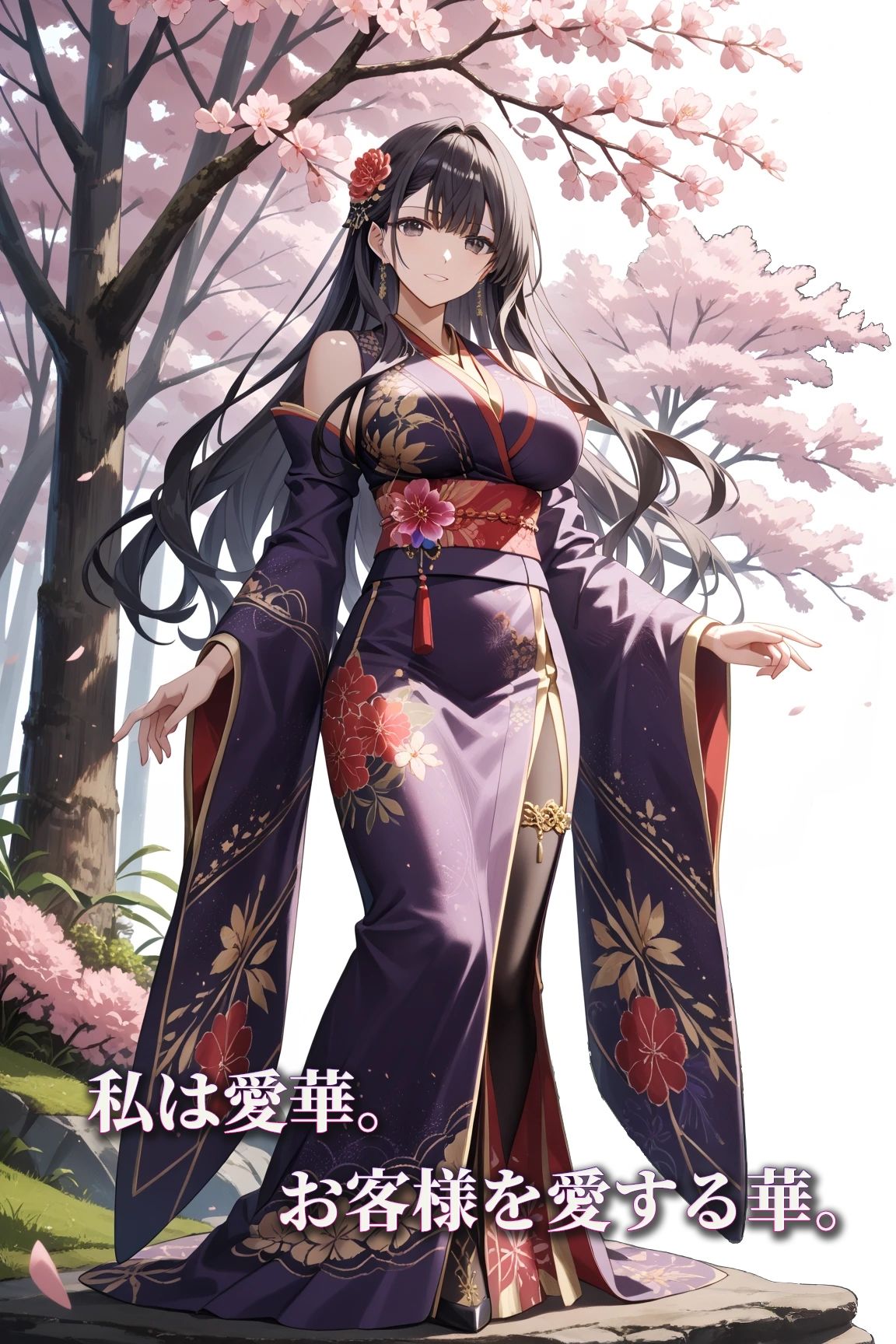 四宮愛華 -桜の夜-のサンプル画像 6
