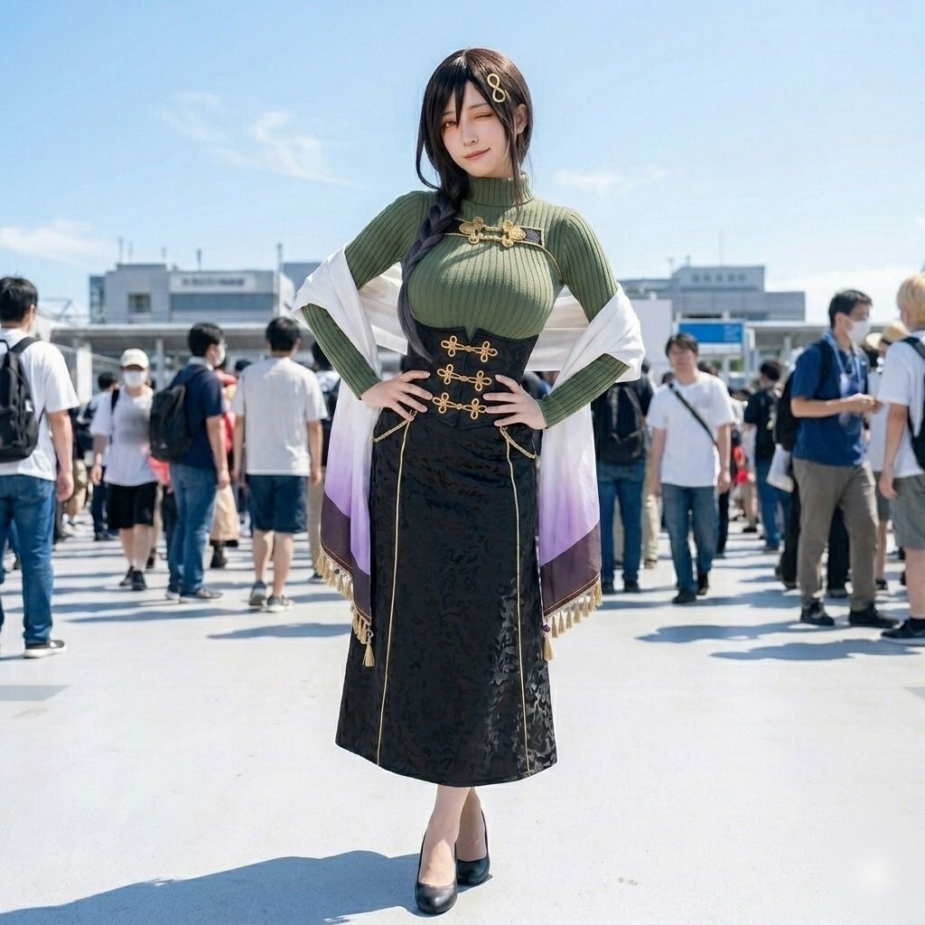 【脱衣コス】白〇巴/に〇さんじ 写真集 グラビアのサンプル画像 6