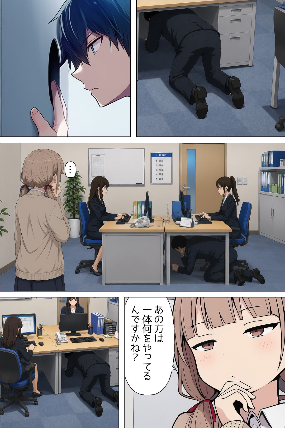 日替わりさゆりさんの通勤＆職場  短編漫画＋画像集のサンプル画像 5