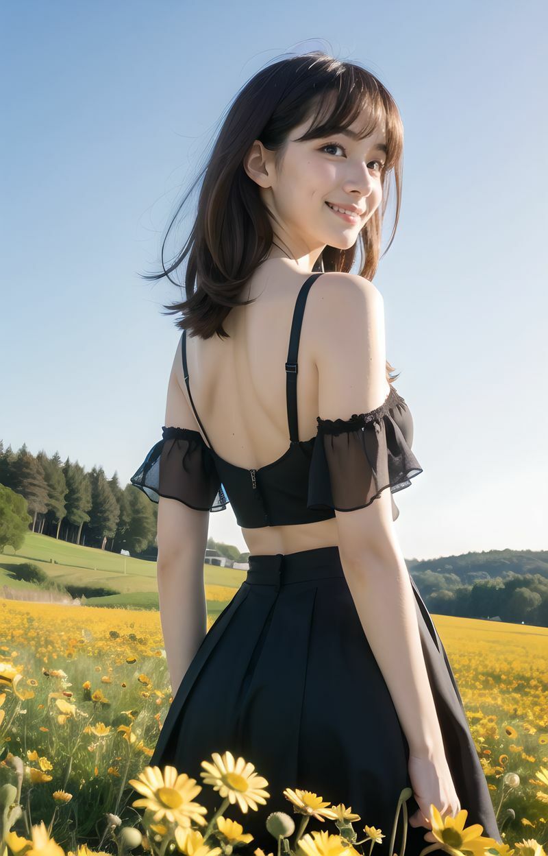 AI美少女写真集 Clothed YUKI-（5）〜透明感あふれる清楚さが輝く公園デート〜のサンプル画像 6