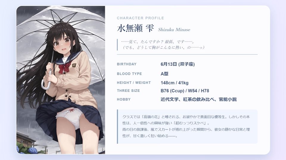 シチュ・ログ Vol.1 雨のサンプル画像 6