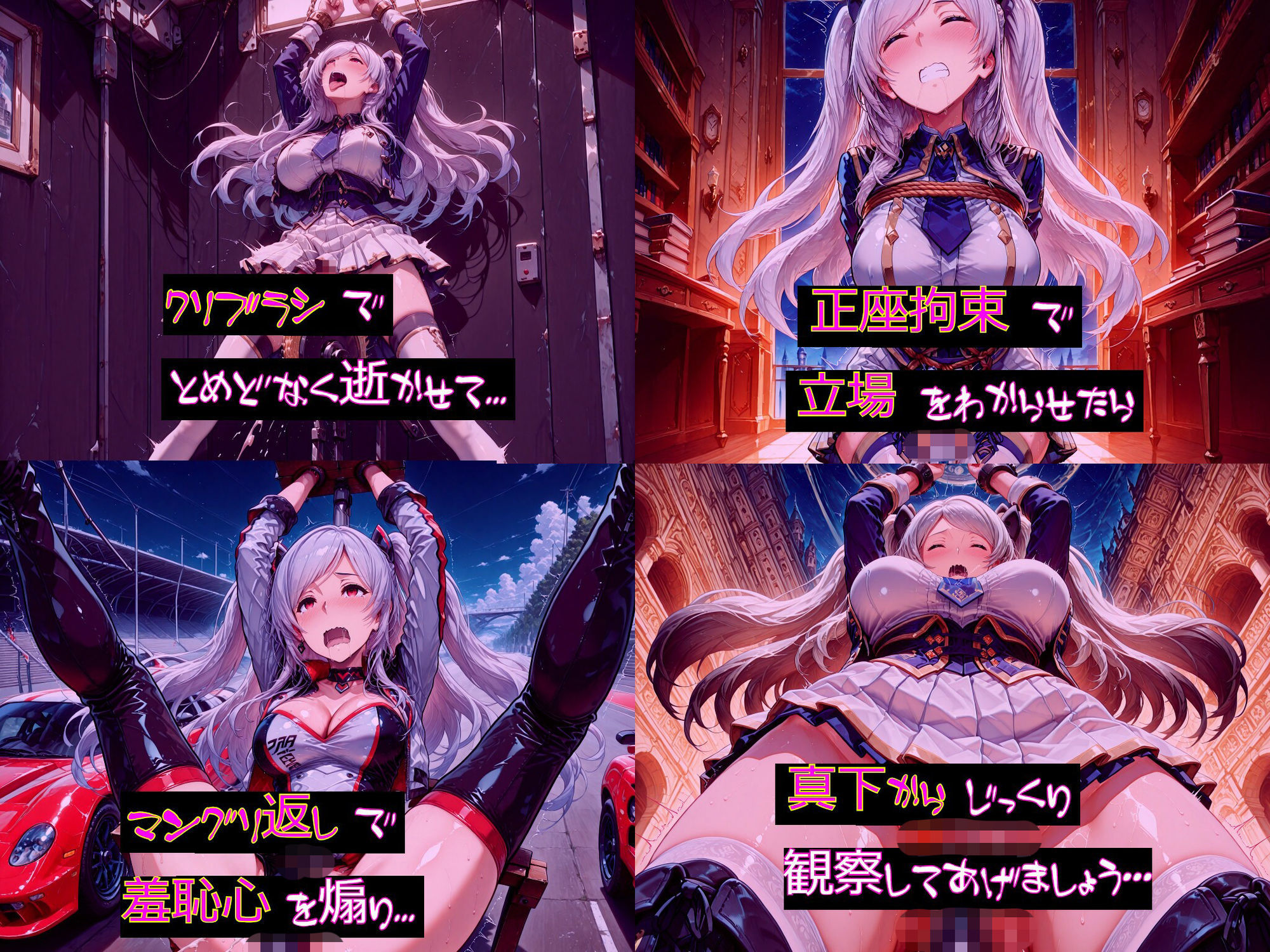 【衣装多種】傲慢王女アレクシアの恥辱王女としての自尊心が蹂躙され、歓喜の嬌声を上げるただの牝に_玩具オナニー編のサンプル画像 6