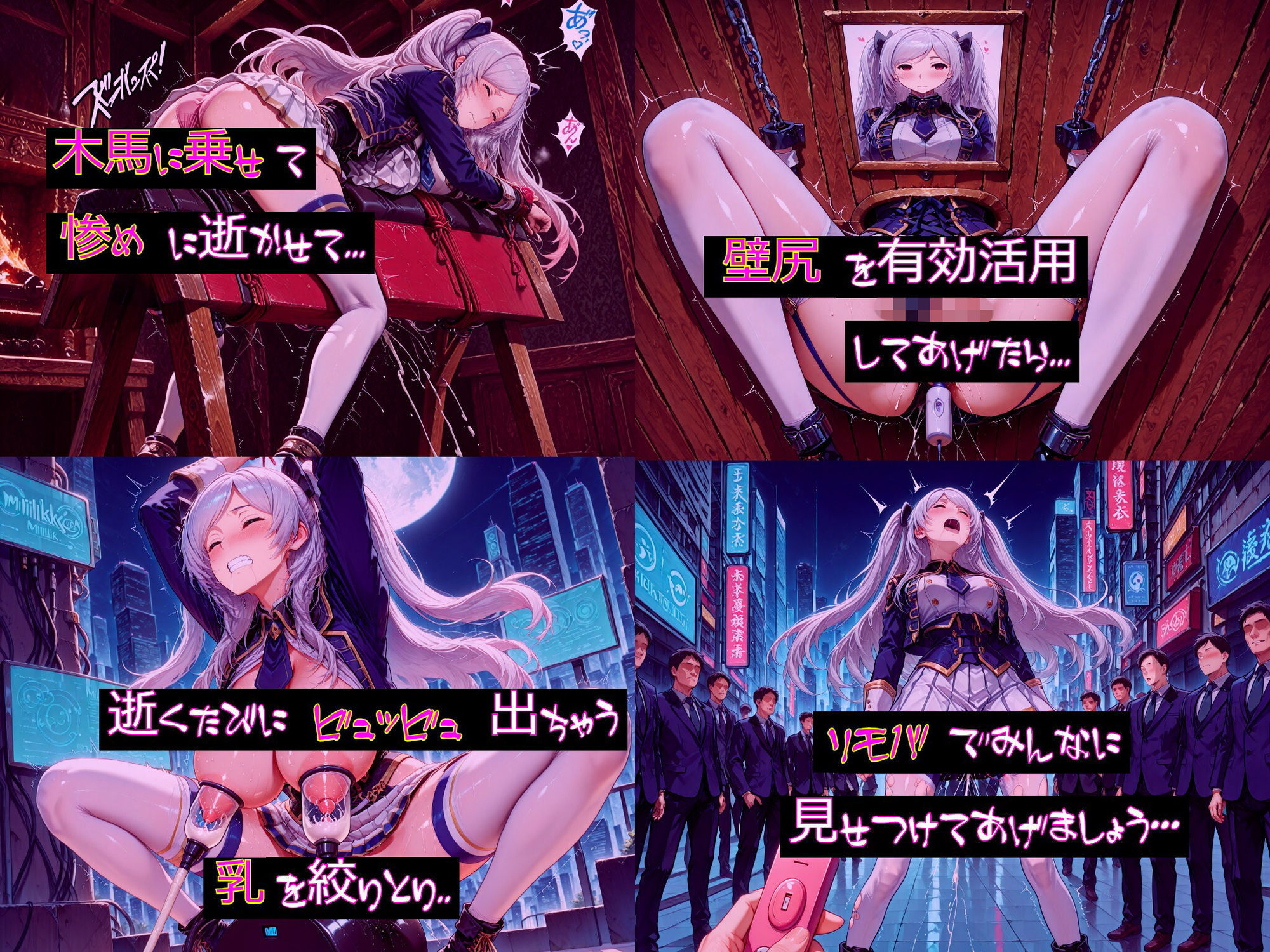 【衣装多種】傲慢王女アレクシアの恥辱王女としての自尊心が蹂躙され、歓喜の嬌声を上げるただの牝に_玩具オナニー編 画像8