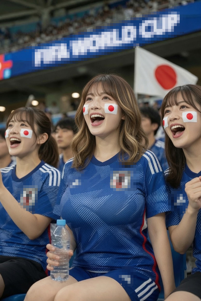 熱狂の青きスタジアム〜サムライ・ブルーを愛で包む彼女たち〜のサンプル画像 2