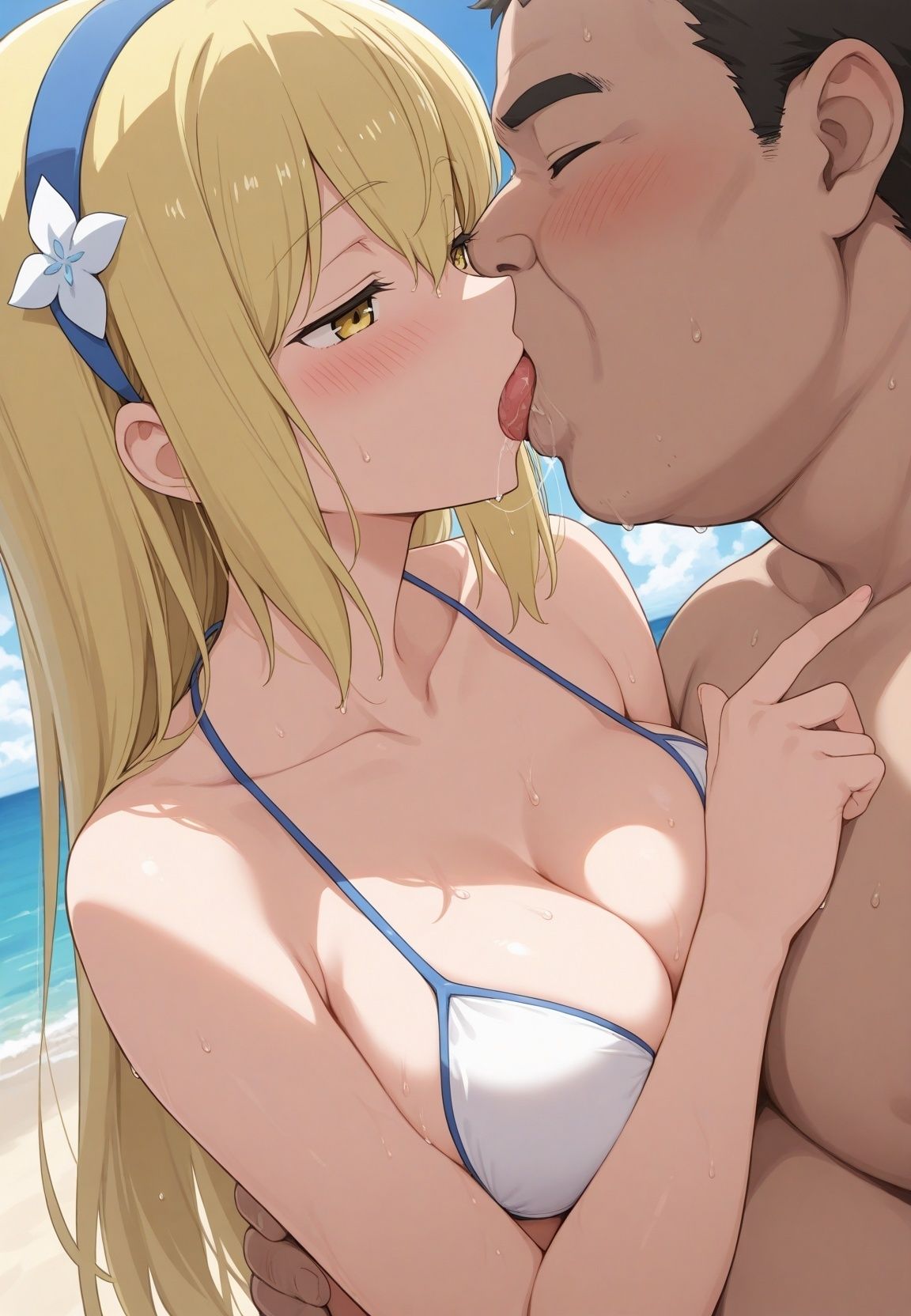 やだぁぁ…!! 見られてるのにイッちゃう…!! 俺の彼女は露出狂 ダ〇まちのサンプル画像 6