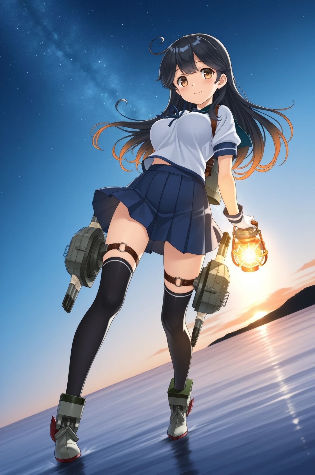 虹かけ誌 艦隊これくしょん  イラスト集30 潮のサンプル画像 2