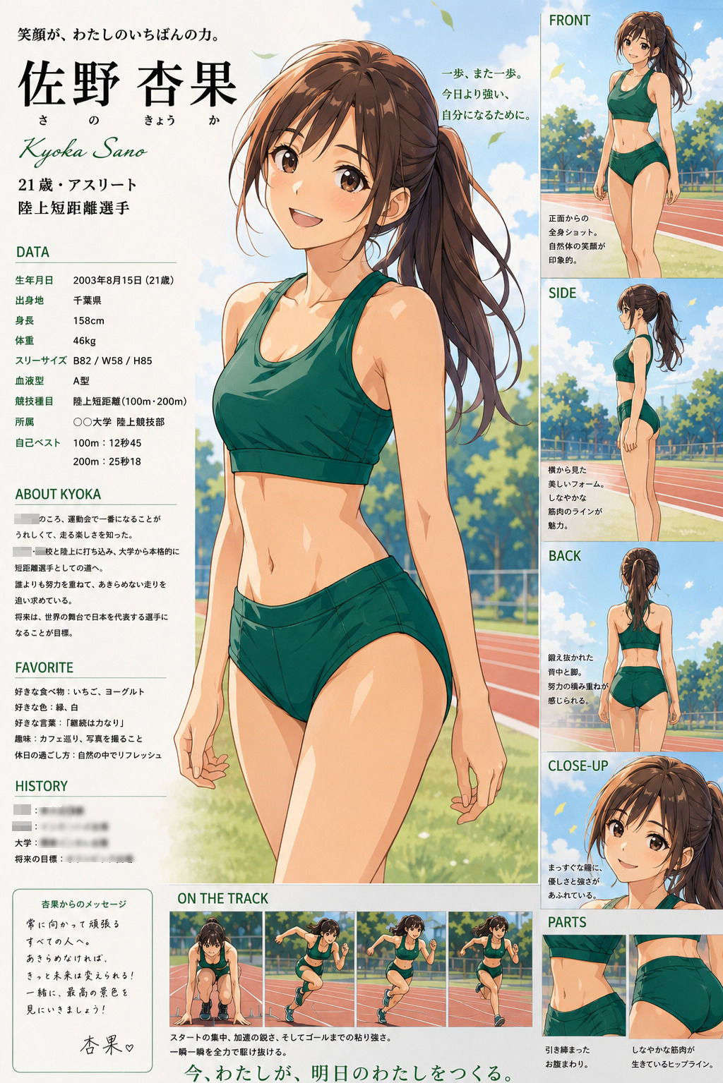 【CG】女子陸上部ヌードグラビア写真集 Vol.1の画像2