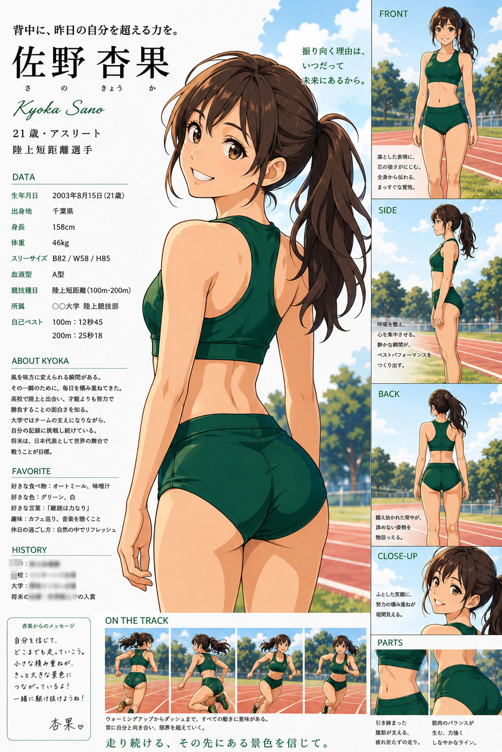 【CG】女子陸上部ヌードグラビア写真集 Vol.1の画像3