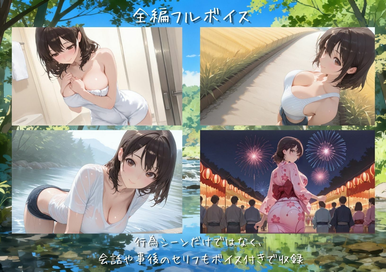 【4K高画質120FPS】あの夏、幼馴染と、のサンプル画像 2
