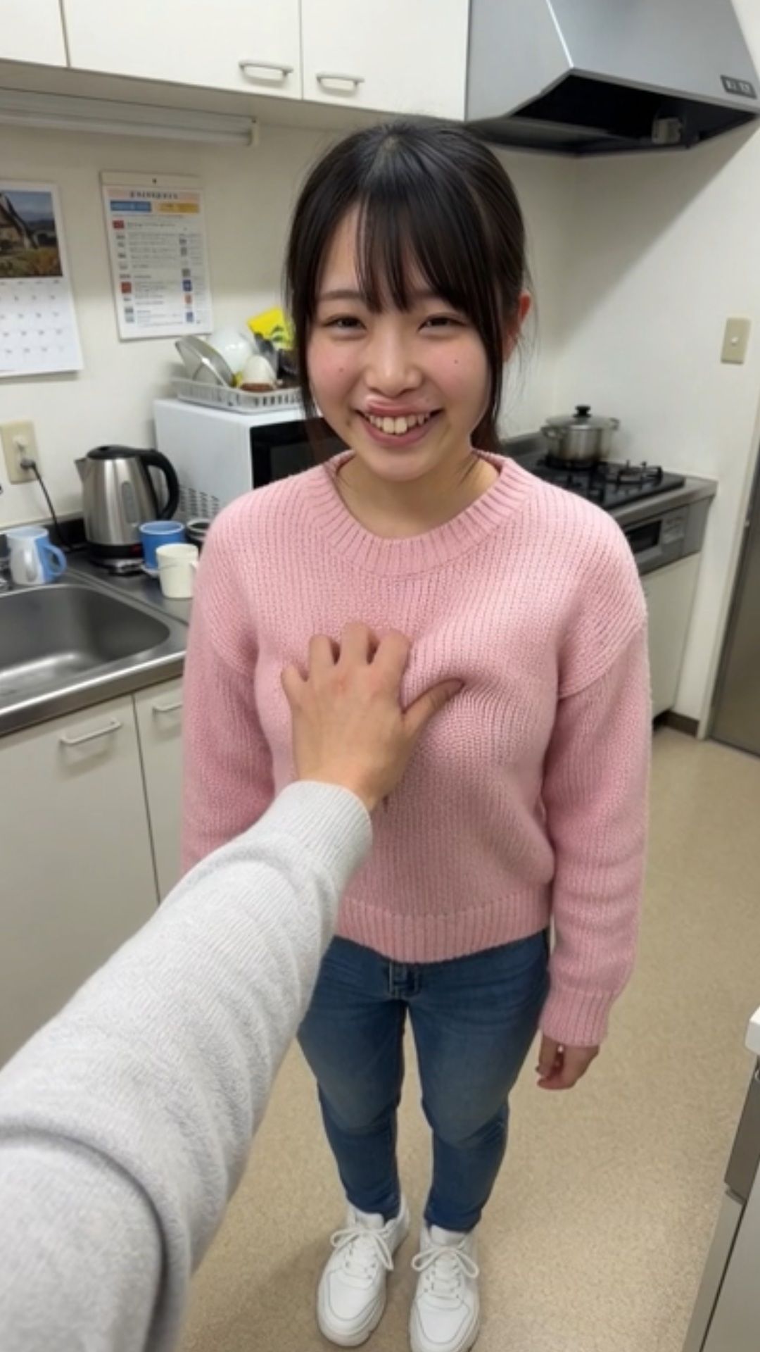 新入社員 給湯室 課長 先輩 いたずら 不倫 セクハラ ブラジャー パンティ OL 職場のサンプル画像 2