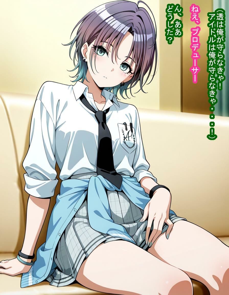 浅〇透ちゃんが種付けおじさんに支配されてプロデューサーが好きなのに種付けおじさんの子を産む話のサンプル画像 6