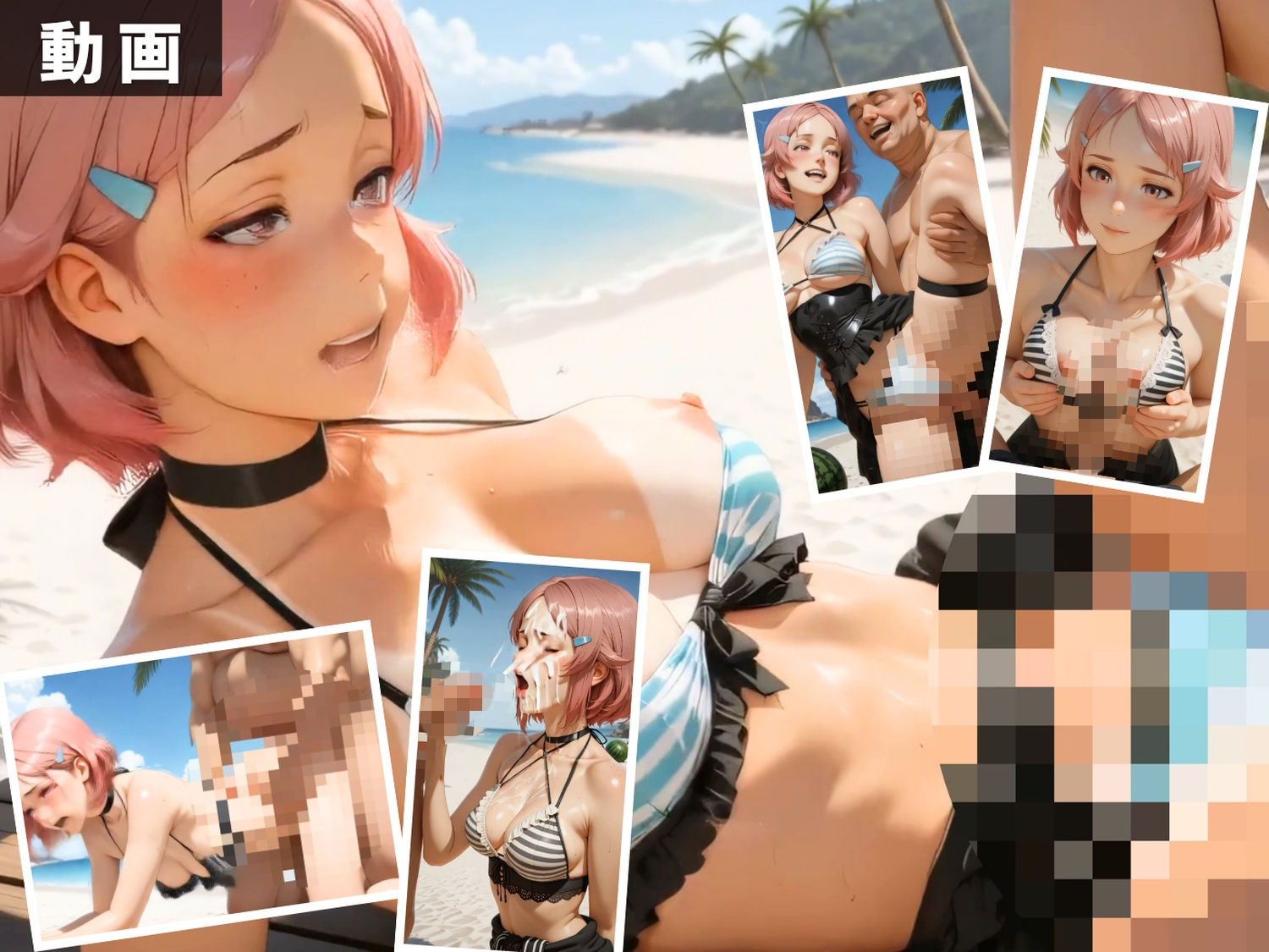 ソ●ドアート・オンライン 〜波濤の聖女たちと禁断の海姦〜【セット作品】のサンプル画像 6