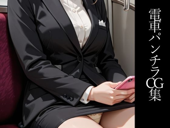 電車対面パンチラCG集の商品画像