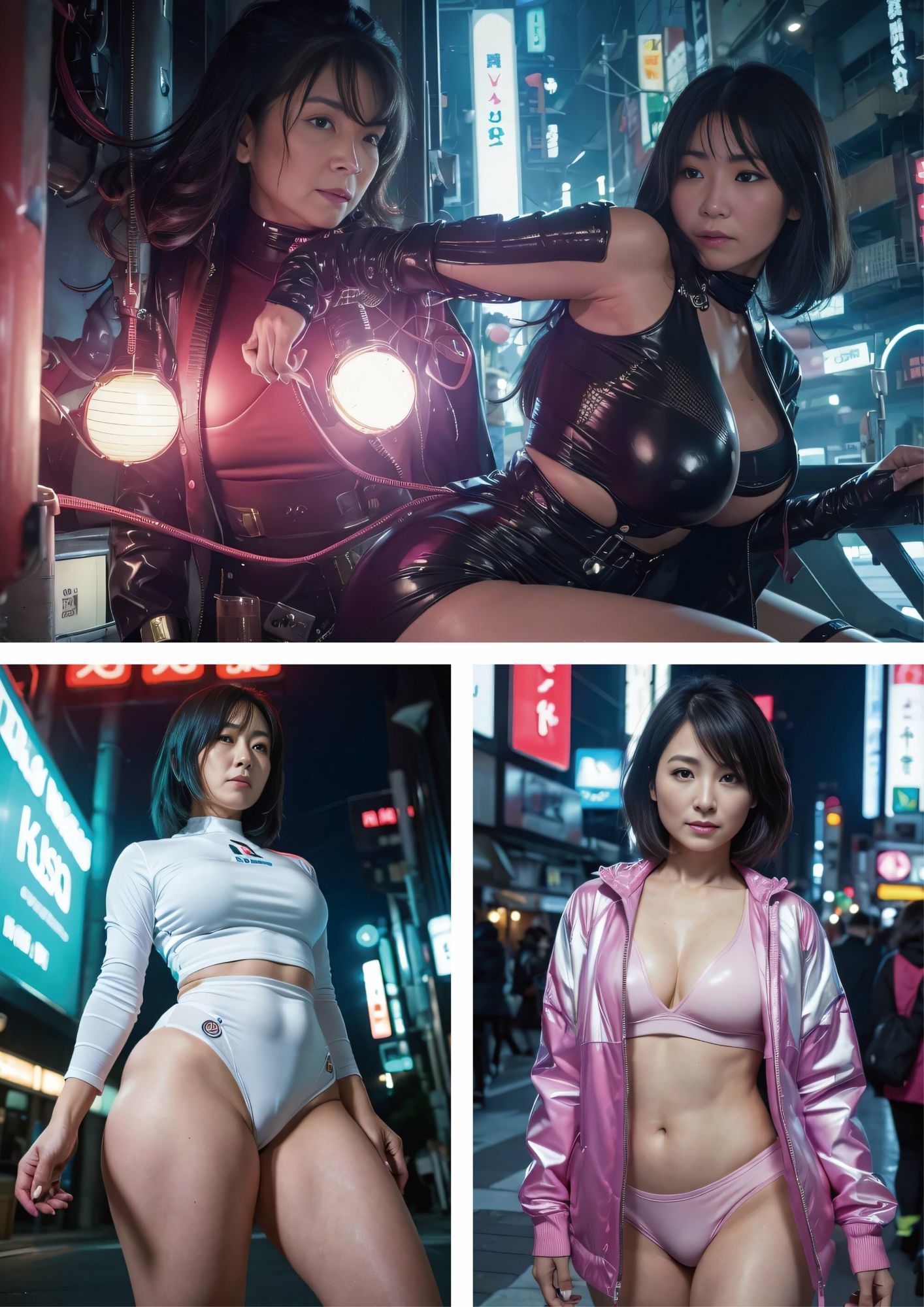 サイバーパンク熟女のサンプル画像 6