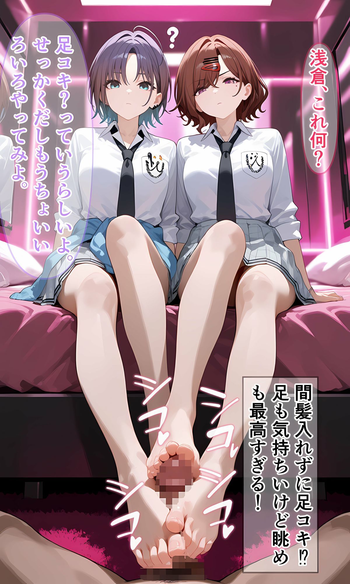 興味本位でパパ活体験してみたアイドル二人のサンプル画像 6