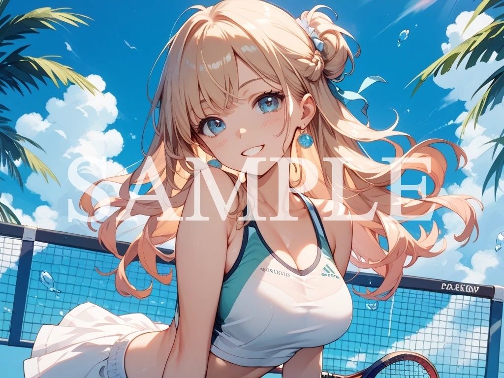 【豪華500枚セット】Tennis Girlのサンプル画像 6