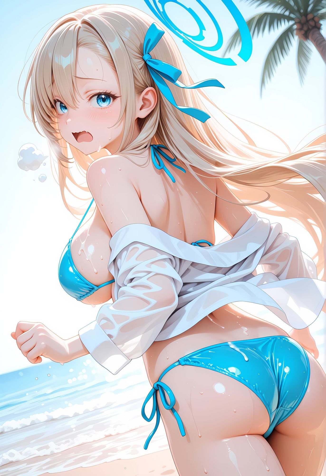 催● 渚物語 〜ブル〇カ 一之瀬ア〇ナ水着ビキニ編〜 海水浴で賑わう常夏のビーチ、そして蘇るあの日の悪夢のサンプル画像 6