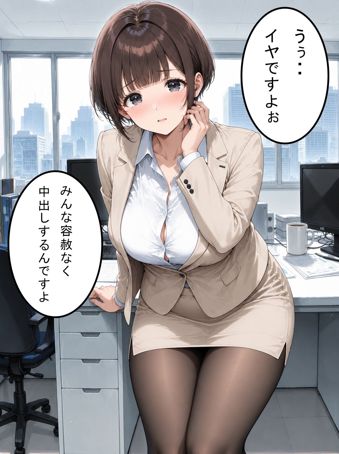 OLさんが都合よく性欲処理に使われてしまう話2のサンプル画像 6