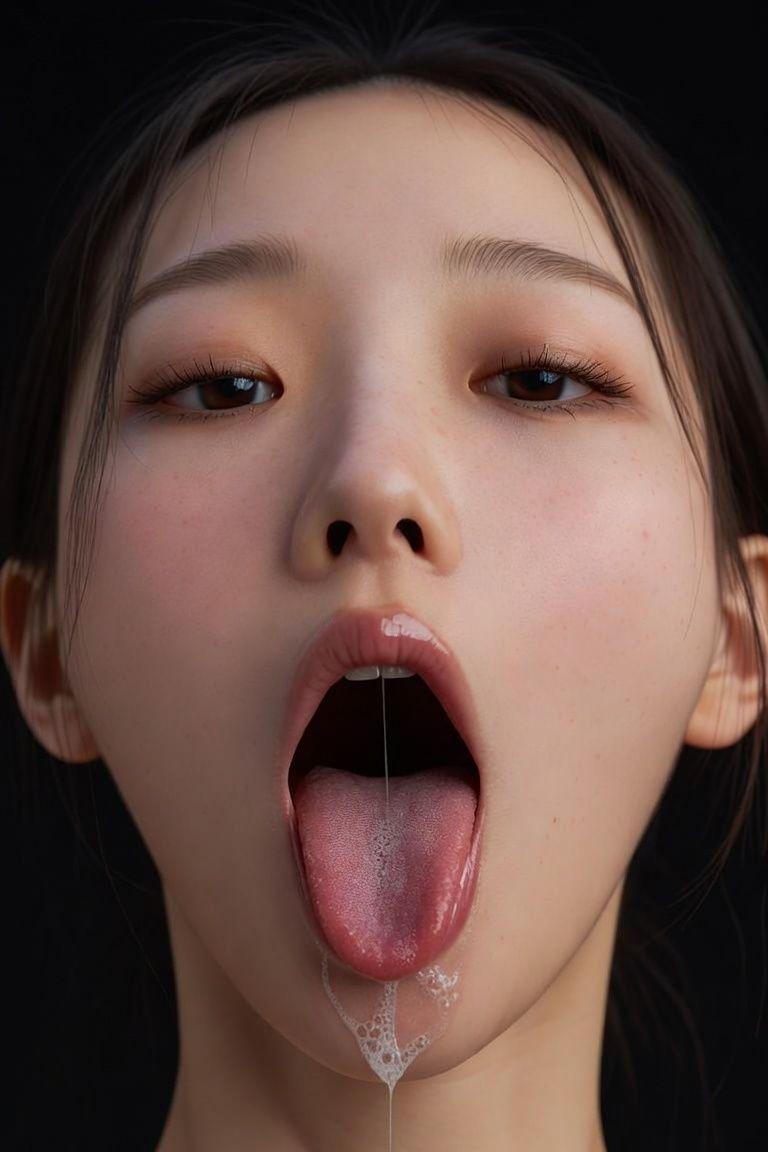 泡立ち糸引く唾液 Vol.1 画像集のサンプル画像 6