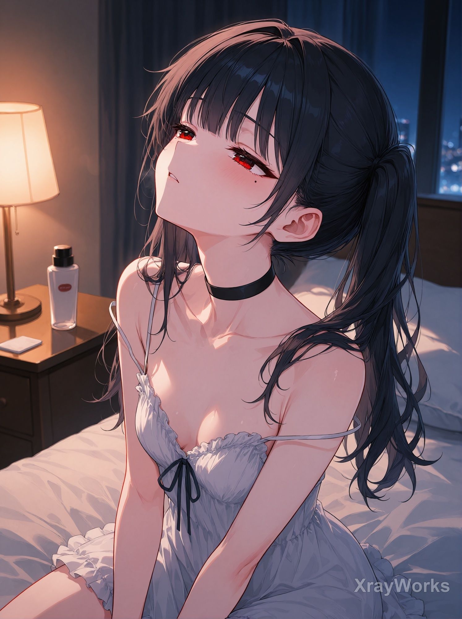 鳴海琴音の日常 〜黒髪ツインテ美少女のパンチラ・秘密の情事〜 CG196＋動画144のサンプル画像 1