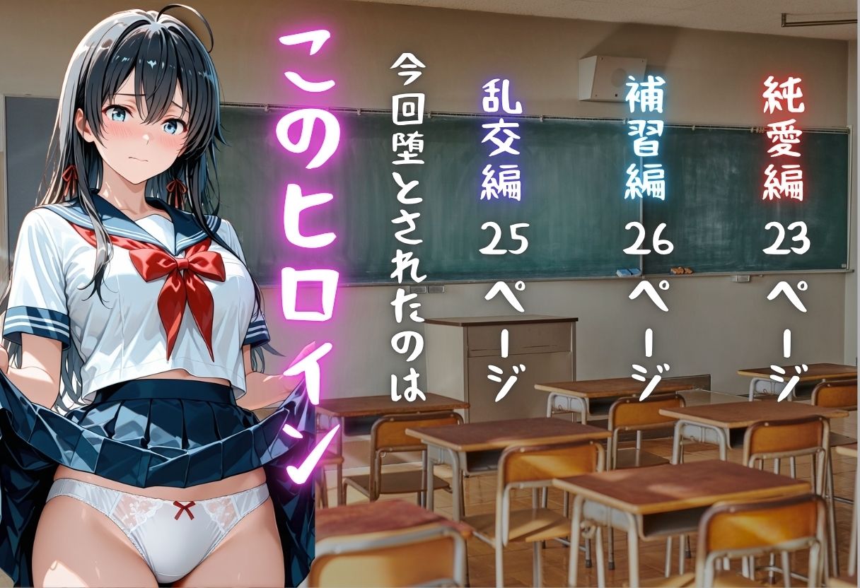 雪ノ下雪◯が彼氏と甘エッチ直後、教師NTR中出しされ学園肉便器に堕ちた 画像1