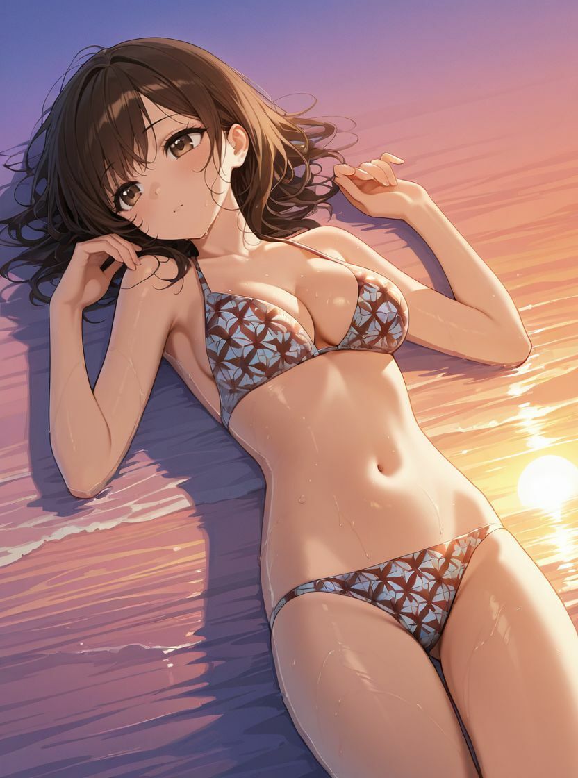 水着少女コレクション 夕暮れ編 【135枚+特典動画付き】のサンプル画像 1