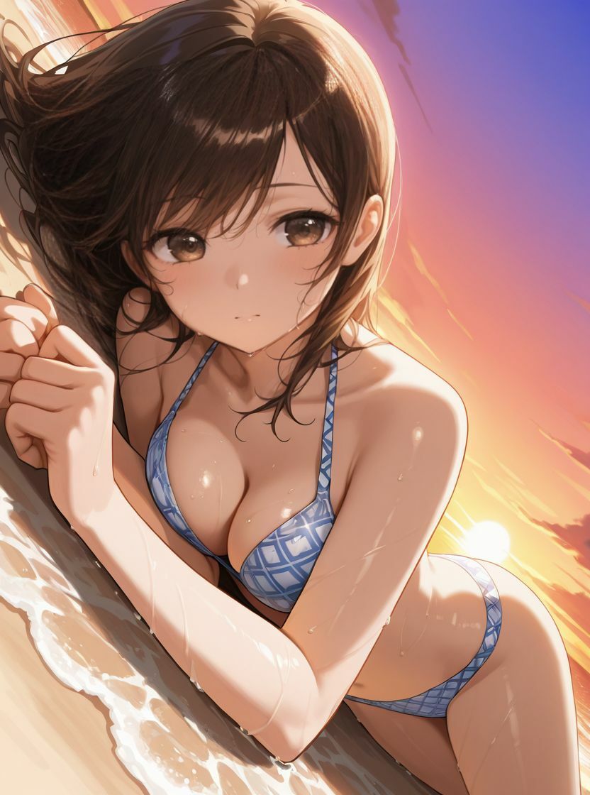 水着少女コレクション 夕暮れ編 【135枚+特典動画付き】のサンプル画像 3