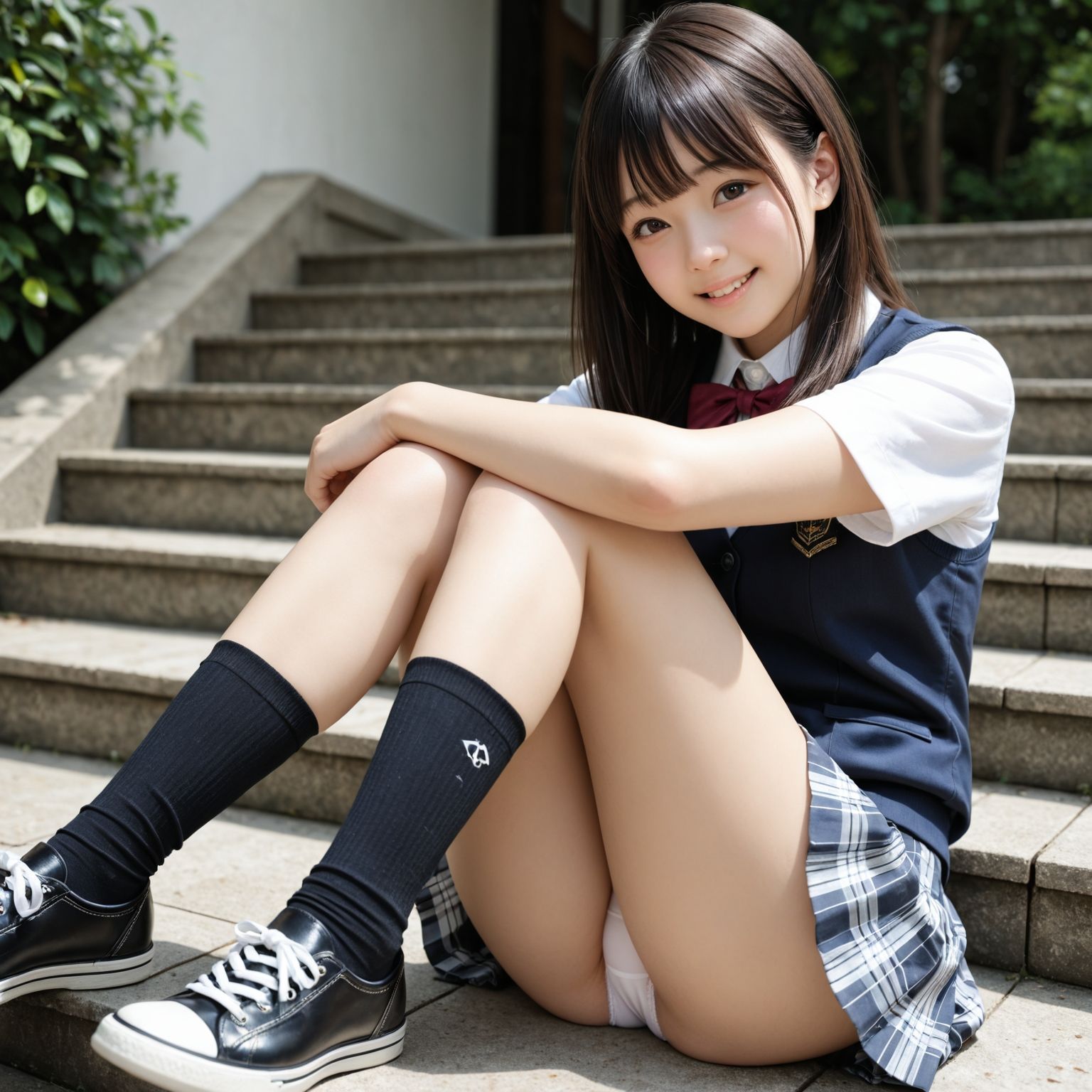 制服パンチラ part-2のサンプル画像 6