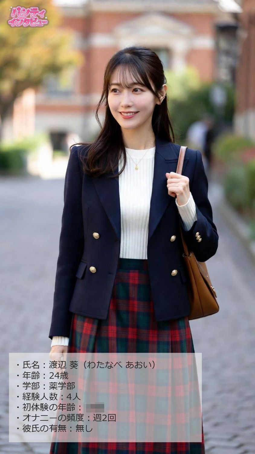 Panty Interview 〜キャンパスに潜む20人の女子大生、秘められた下着事情〜【圧倒的リアル・AI実写】のサンプル画像 3