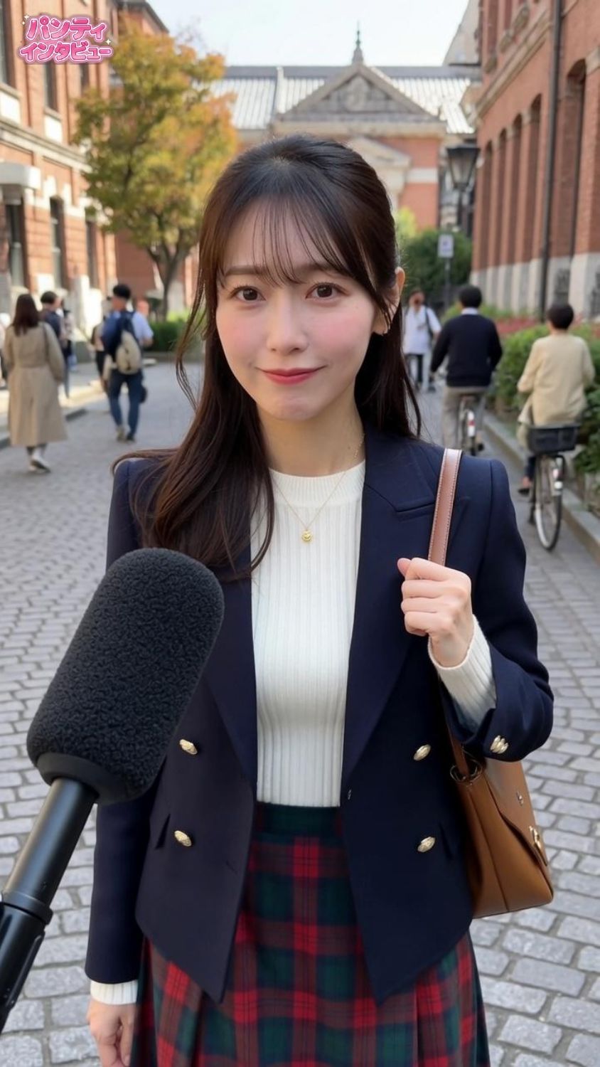 Panty Interview 〜キャンパスに潜む20人の女子大生、秘められた下着事情〜【圧倒的リアル・AI実写】のサンプル画像 4