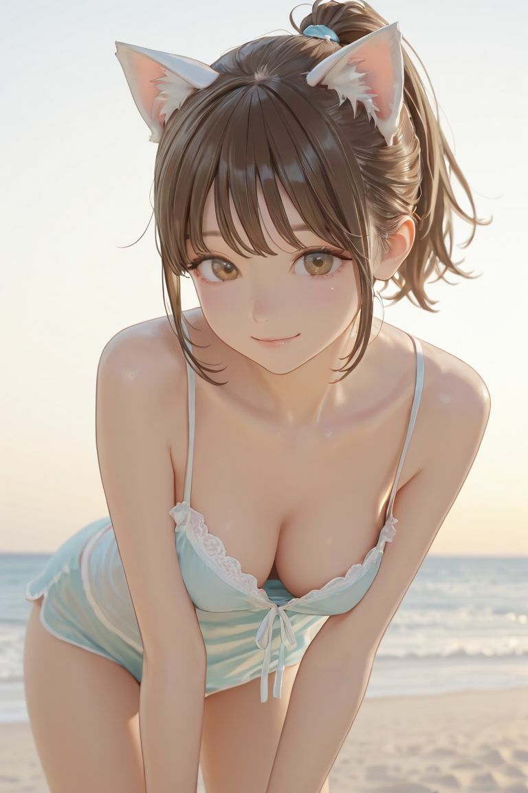 猫耳娘と夏の思い出のサンプル画像 2