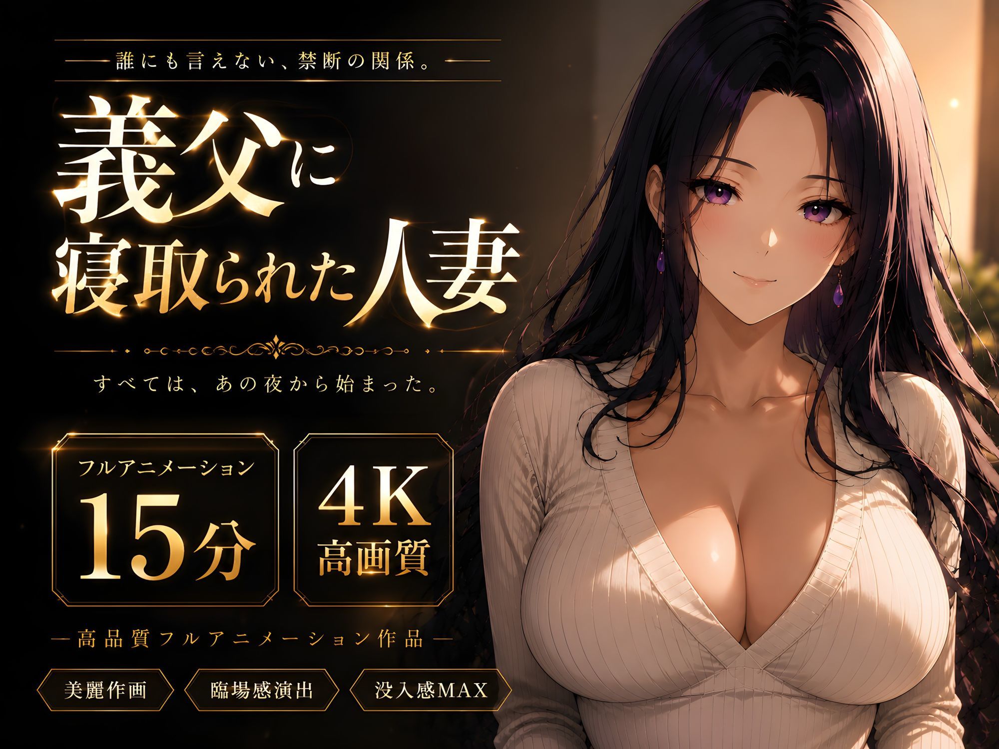 【4Kアニメ】義父に寝取られた人妻まゆみ‥終わりのない支配。のサンプル画像 3