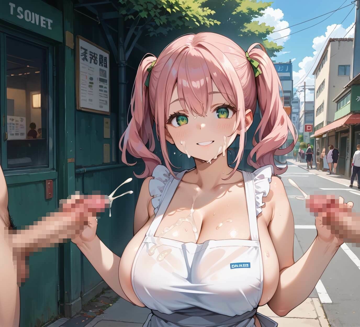 どエロ裸エプロン美女に、我慢できない 2★★430枚★★のサンプル画像 6