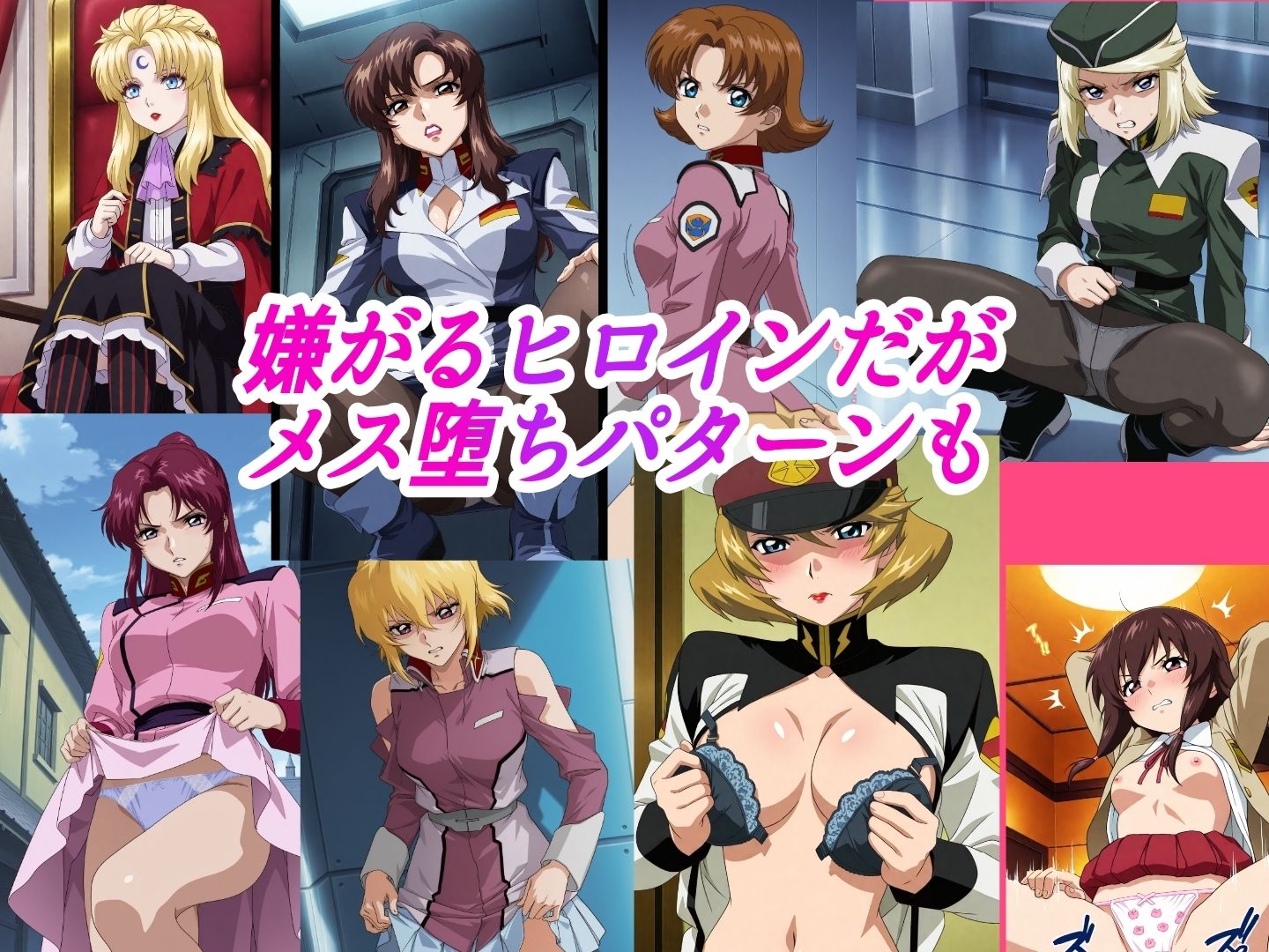 (ガン●ムSE●D)嫌な顔されながらおパンツ見せて中出しセックスで孕ませたいのサンプル画像 3