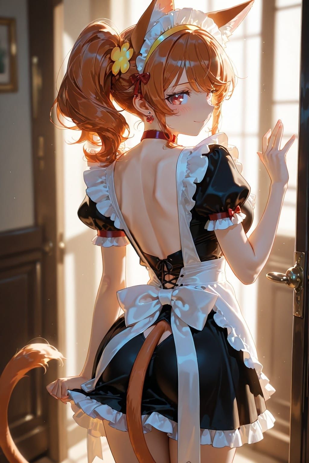 コスプレナイト 〜ネコミミ＆メイドと家で海辺で〜 プ〇キュア 7のサンプル画像 6