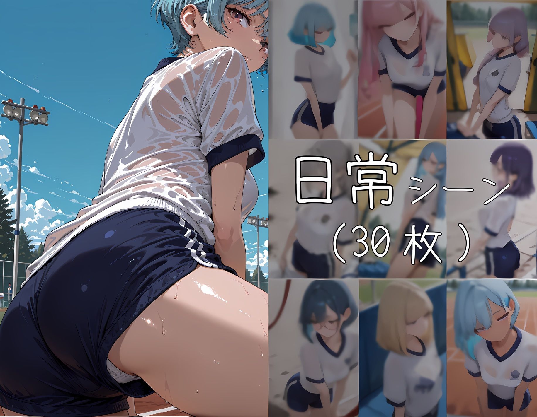 おじさん教員に種付けされる体育祭のサンプル画像 3