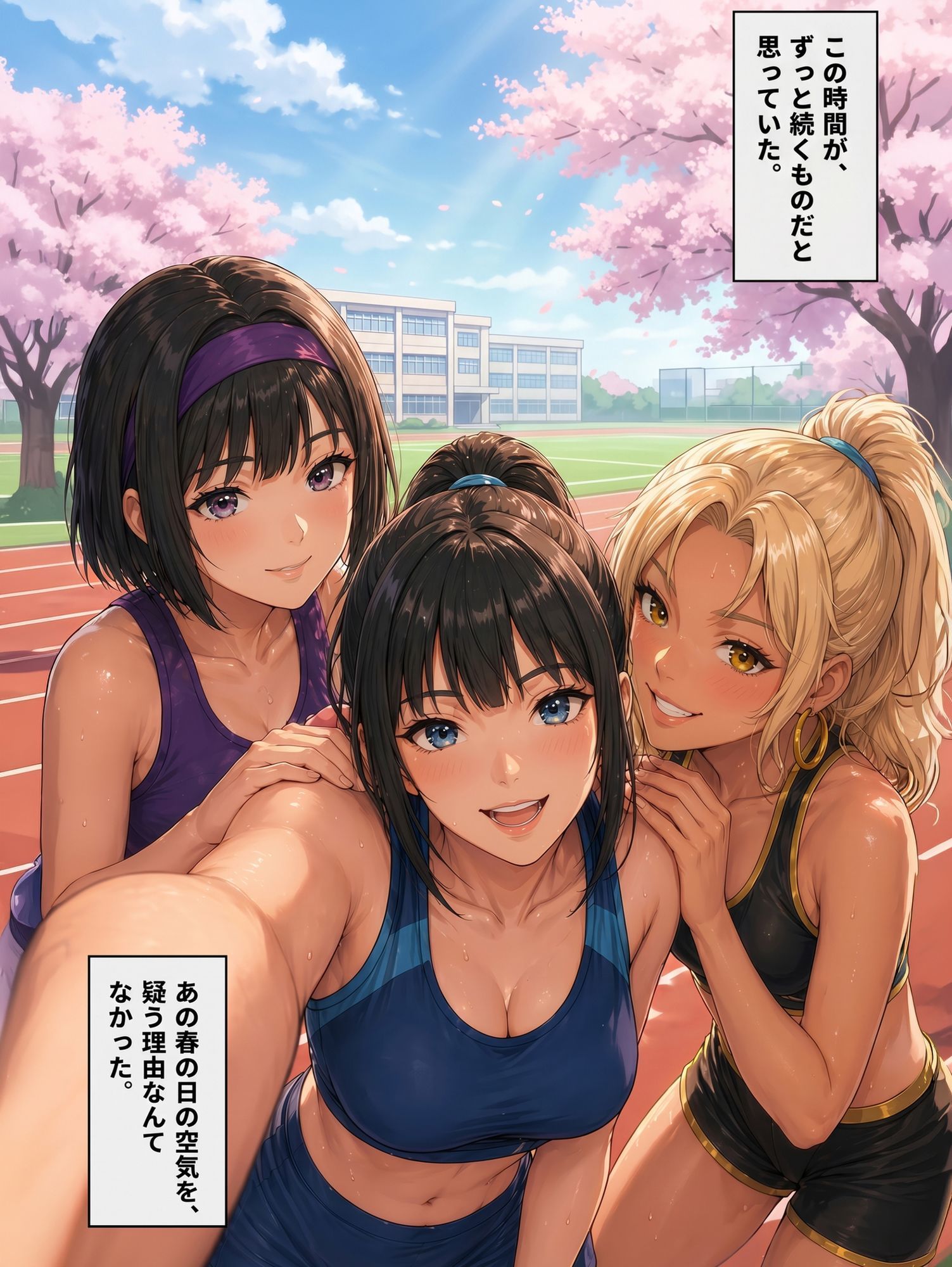 【陸上実妹3姉妹NTRシリーズ】 ハゲ山コーチの毒牙 Vol.1〜3セットのサンプル画像 2