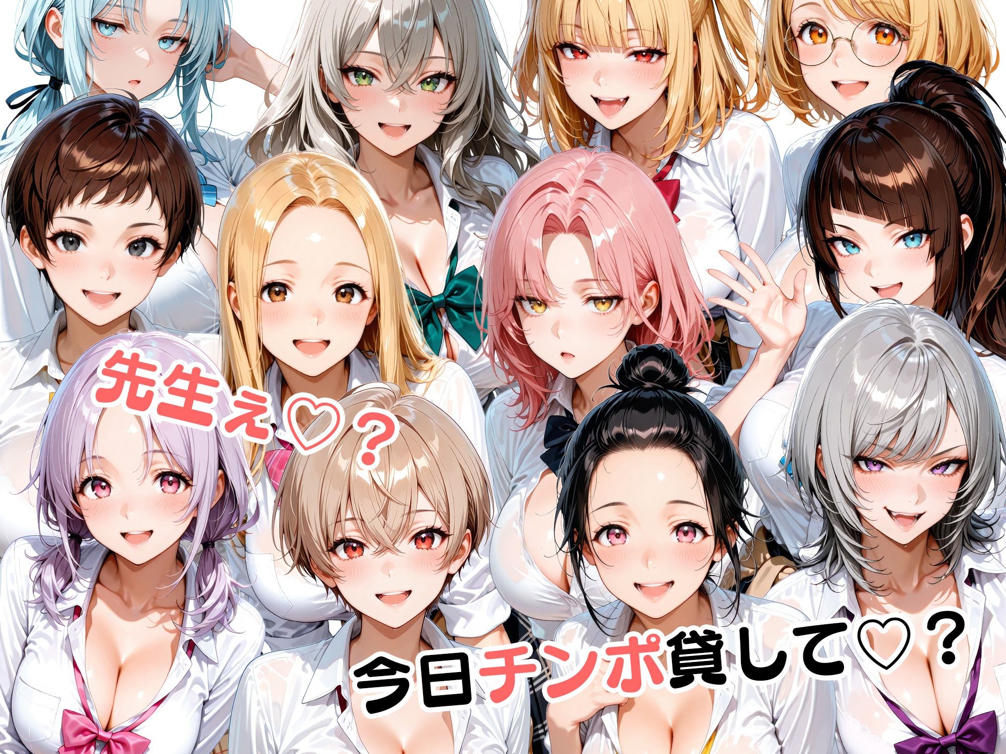 12人の生意気なギャル生徒に都合のいいチンポとして扱われる日々 画像10