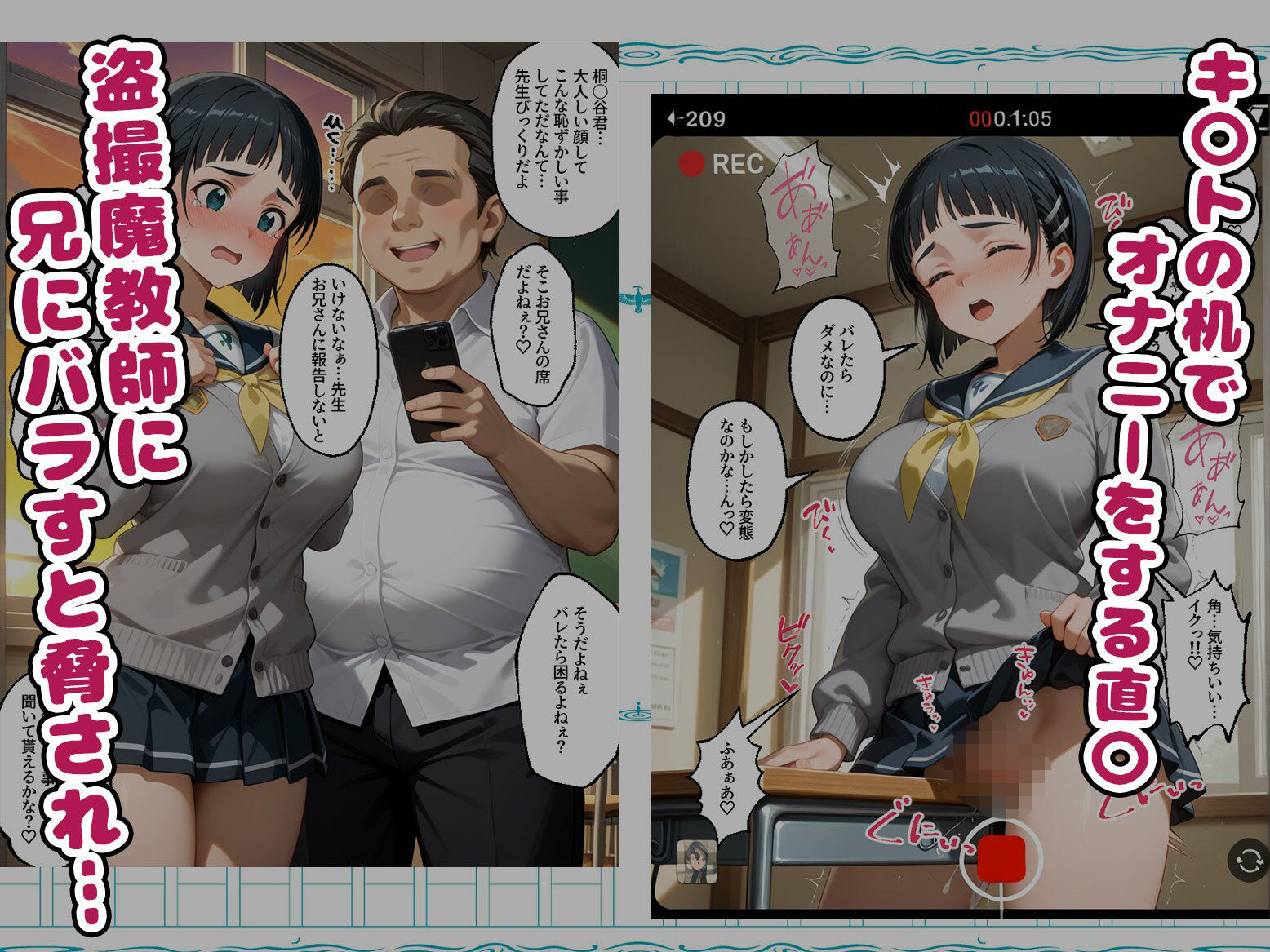寝取られ性指導〜痴態盗撮?完全服従〜1話【S〇O】のサンプル画像 4