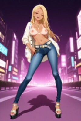 ★SEX有★【裸ジーンズ女子13】今夜は金髪ギャルとヤりまくり！！のサンプル画像 3