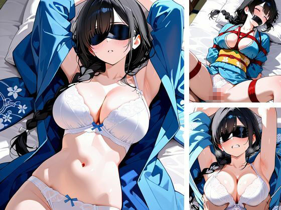 色気のある巨乳な着物美人が快楽堕ちのサンプル画像 4