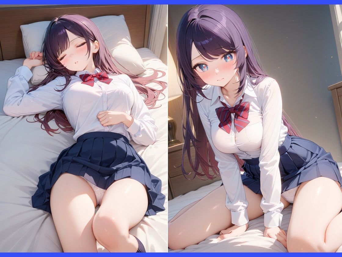 ガチパンチラ -黒髪清楚JK篇-のサンプル画像 5
