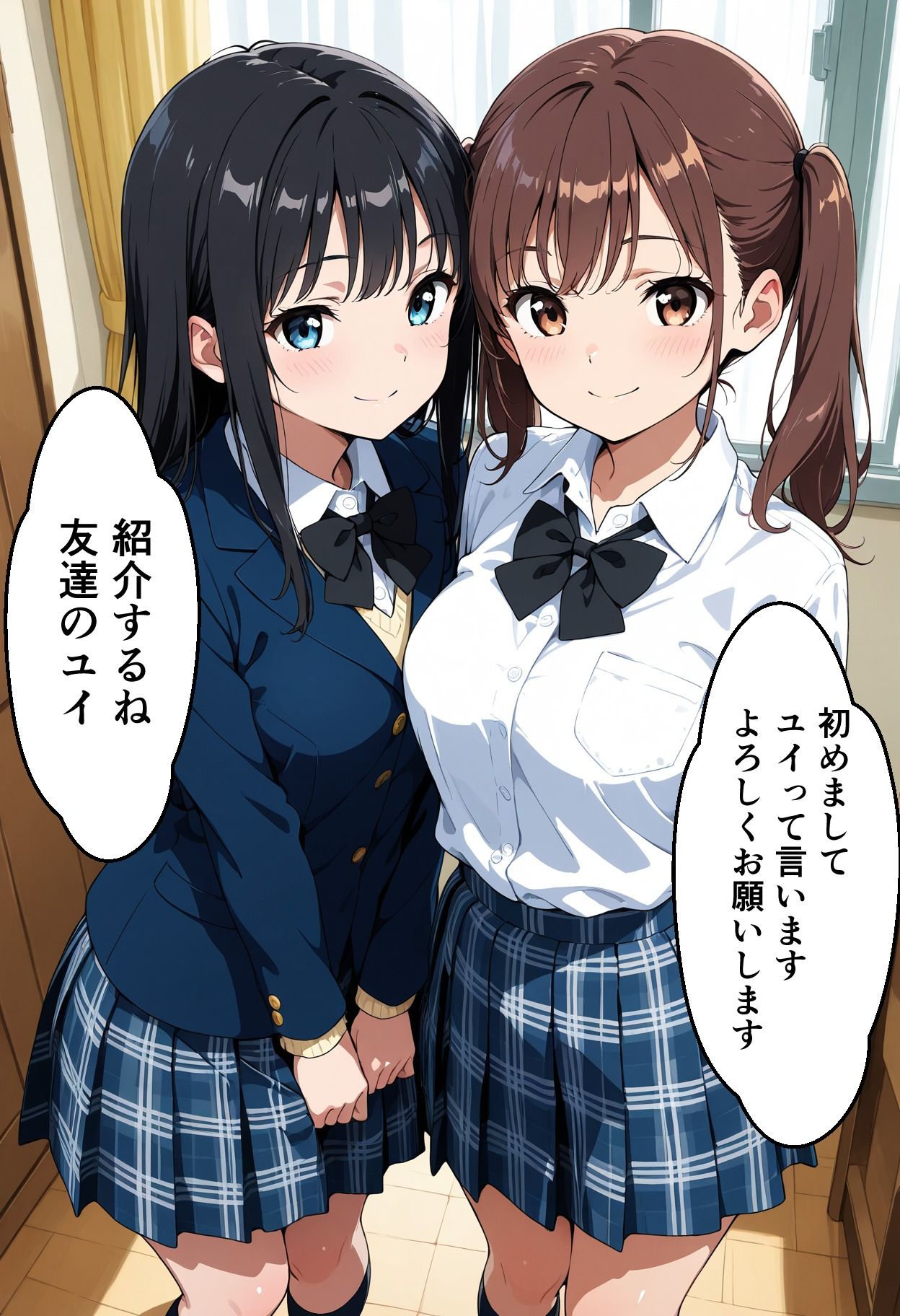 【セリフ付き】妹の友達と禁断セックスふたりだけの秘密の関係のサンプル画像 1