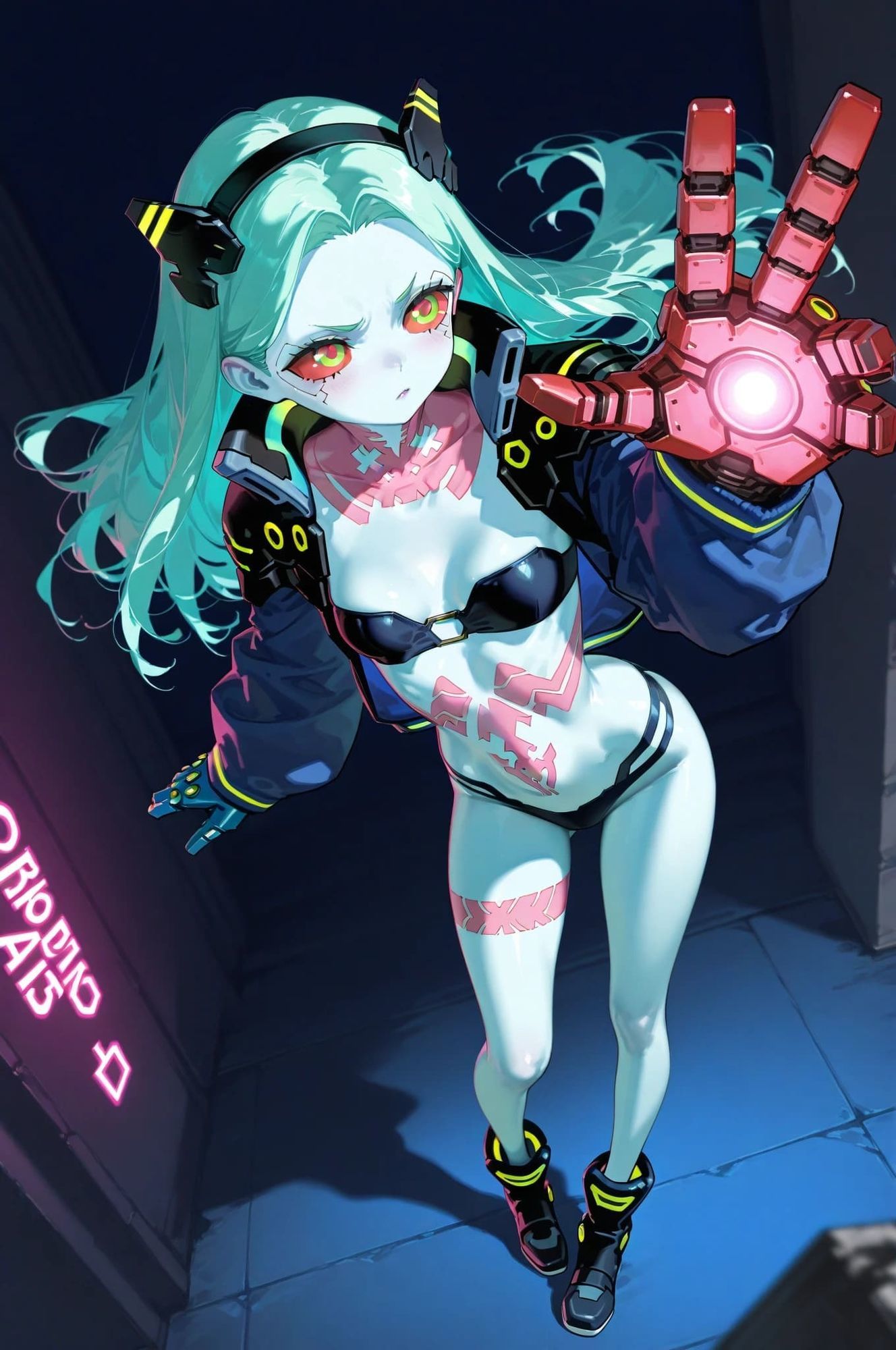 Cyberpunk: Rebecca - Neon Desireのサンプル画像 1