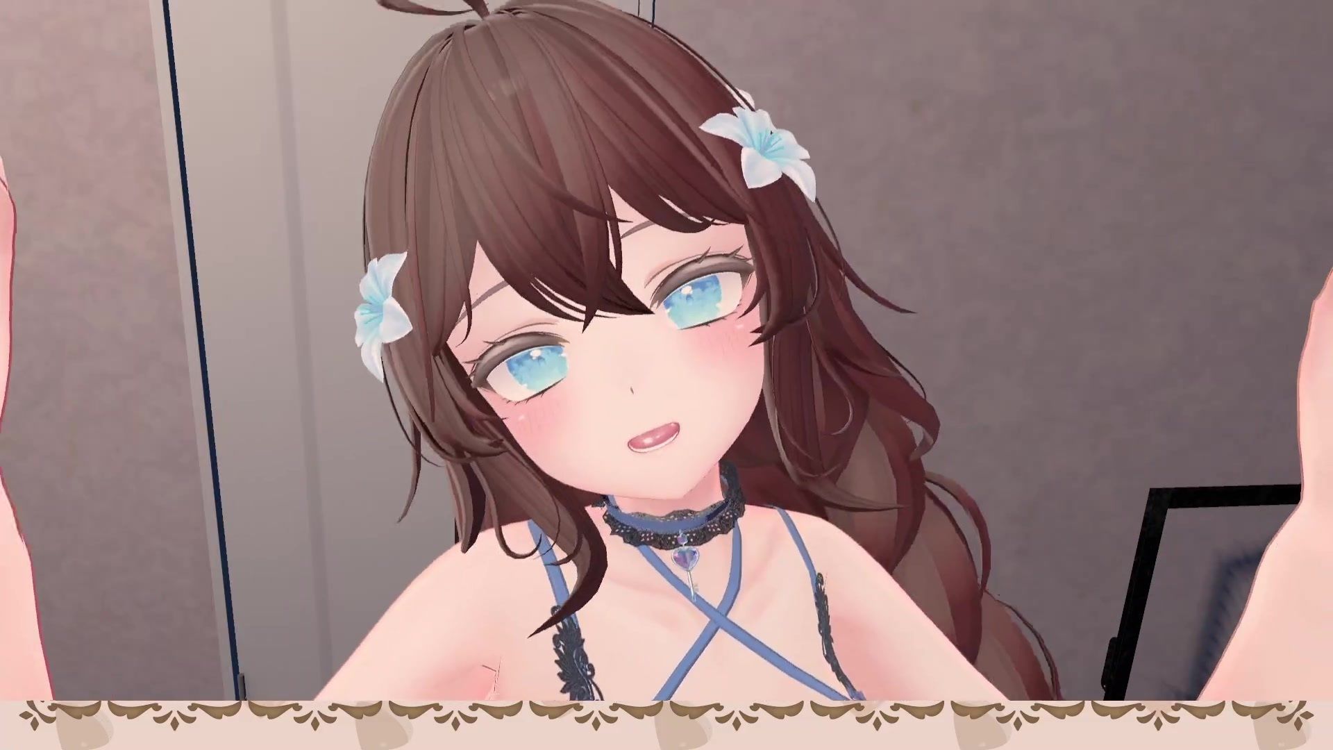 【フルトラChilloutVR】明日のお射精のために、おちんぽ1時間甘々責め！  井栗まろんのサンプル画像 1