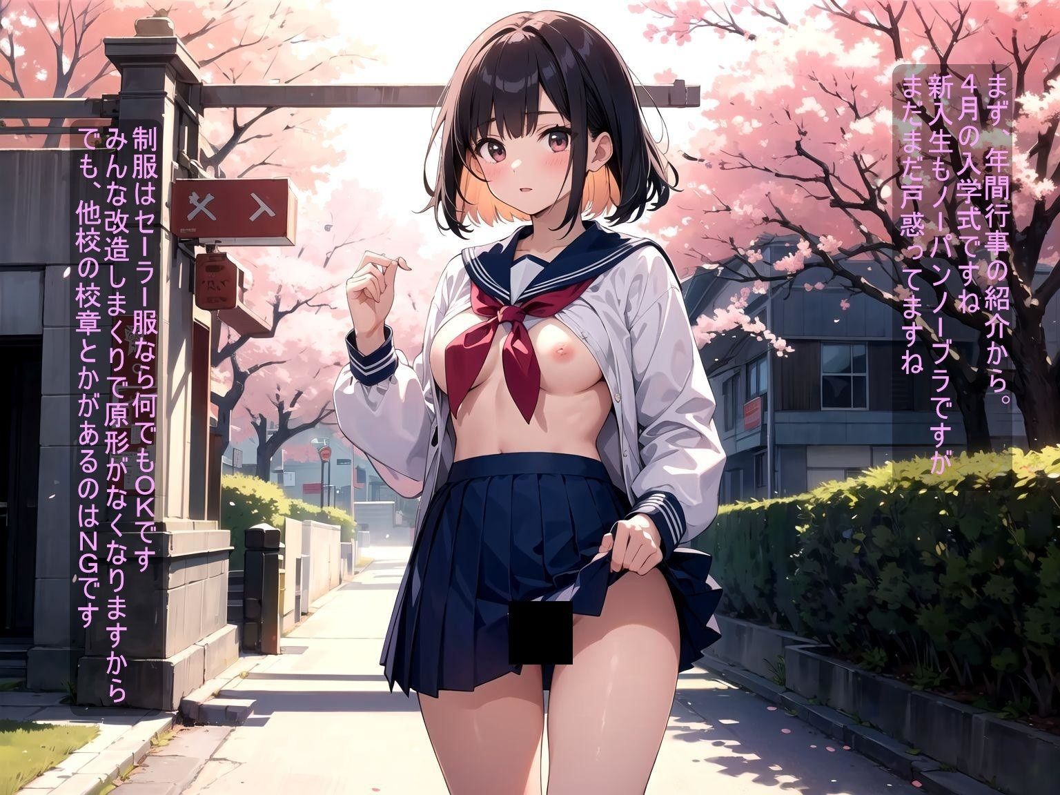 ノーパンノーブラ学園 学園案内のサンプル画像 1